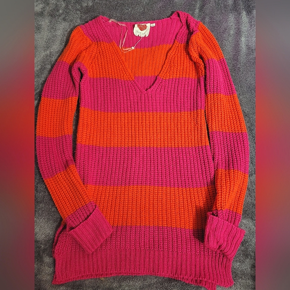 Slouchy V-Neck Sweater